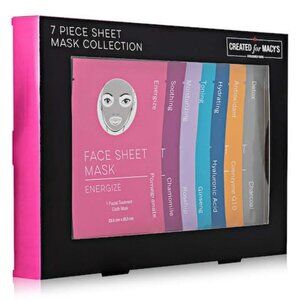 Designer Beauty Collection 7-PC. Sheet Mask Collection Detox Tone Hydrate New